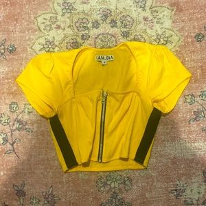 yellow & black shirt/ size: small